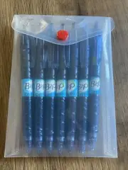 Pilot BEGREEN B2P( BOTTLE 2 PEN )Rollerball 0.7mm Gel Pen,BLACK(PKT 7 + POCKET )