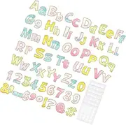 Generic 1 Set Letter Bulletin Bulletin Board Border Alphabet Letter Paper Poster Borders for Classroom Bulletin Boards Stick on Letters Letter Cutouts for Bulletin Board School