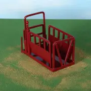 1/16 Little Buster Toys Red Cattle Metal Squeeze Chute 500234