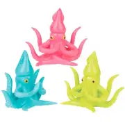Accoutrements Archie McPhee Whimsical Wonder: Meditating Squid 3-Pack