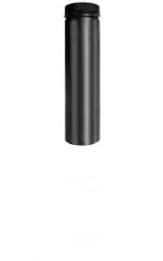 Selkirk DSP8P36-1 DSP Stove Pipe, Matte Black Double-Wall Stainless Steel, 8 x