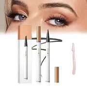 Microblading Eyebrow Pencils for Women - Waterproof Microblading Eyebrow Pen, Long LastingEyebrow MicrobladingPen, Create Natural Hair-Like Brows (Grey)