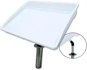 Pactrade Marine Fishing Fillet Table Bait Cutting Board Single Rod Holder Mount