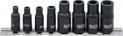BGS 9771 | Tap Adaptor Socket Set | 6,3 mm (1/4") / 10 mm (3/8") Drive | 8 pcs.