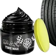 Tire Dressing Cream | Vehicle Tires Shines Gloss - Long Lasting Protection Multipurpose Cleaning Supplies, Professional Automotive Detailing Supplies for Safety Driving