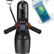FIFISH 10km/h Underwater Scooter 500W RC Sup Motor 10-Speed Switch, 40M Depth Swimming Pool Sea Scooter for Jet Surfboard, Give Away 30M Waterproof Bag