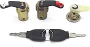 Fit for Renault KERAX MIDLUM Premium Front Left Right Door Lock Barrel Trunk Tailgate Lock with 2 Keys