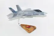 Lockheed Martin® F-35C Lightning II®, VFA-101 Grim Reapers 2017, 18" Mahogany