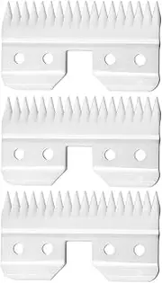 3pcs Fast Feed Ceramic Blades for Oster Fast Feed Clipper Oster A5 Fast Feed Ceramic Blades Fast Feed Replacement Blade A5 Replacement Blade