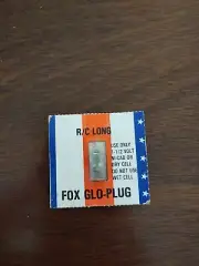 Vintage Fox R/C Long Glo Plug 1-1/2 Volt Ni-Cad or Dry Cell New Old Stock NOS