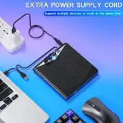 External CD Drive Multifunctional Portable USB 3.0 Type C Interface Recorder