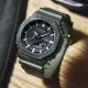 【CASIO 卡西歐】G-SHOCK 野外探險都會時尚八角形雙顯錶-迷彩(GAE-2100WE-3A 附替換式錶殼錶帶 農家橡樹)