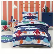 Sea Creature Quilt Cover Set