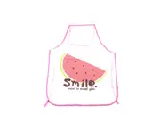 Cute Fruit Cartoon Bib Apron Kitchen Cooking Transparent Waterproof - 1