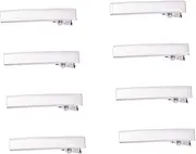 [Holibanna] 50pcs Mini Alligator Hair Clips with Teeth Silver Duck Bill Clips for DIY Hair Accessories for Styling and Crafting