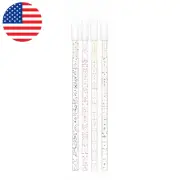 4PCS Disposable Lip Gloss Wands – Soft Angled Sponge Tip Lip Applicators