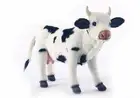 Hansa Cow Plush Toy, Black/White 16" Long