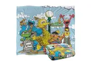 Sesame Street Retro Blanket (Multicoloured) (One Size)