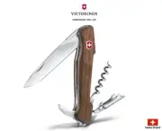 Victorinox Swiss Army Knife 130mm Walnut Wine Master Pocket Tools 0.9701.63