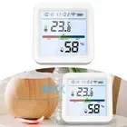 Temperature Humidity Sensor with Celsius and Fahrenheit Display Options