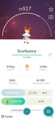 Pokemon Scorbunny x25 pack | Pokémon Go Trade | Good lucky!