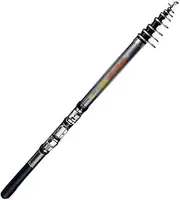 Telescopic Carp Fishing Rod, Short Rigid Telescopic Carbon Fiber Travel Rod for Boats and Rocks Fishing
