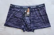 Bonds Mens MX49W 5L1 Grey Black Microfibre GuyFront Trunk Brief Size XXL New