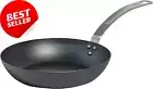 10" Seasoned Carbon Steel Frying Pan, Induction Compatible, Sweden Crafted