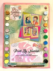The Golden Girls Paint By Number, ABC Signature, Rose, Blanche, Sophia & Dorothy