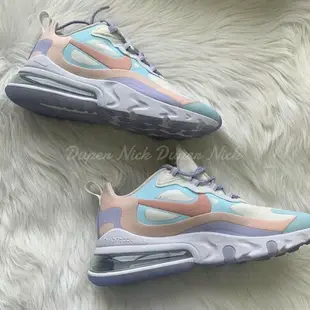 Nike Air Max 270 React 白桃綠97 白黑/奶茶