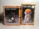 Vintage Halloween Candle Holder And Tealight Holder Decoration Ceramic Kmart
