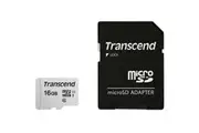 Transcend 300S 16GB C10 UHS-I U1 HC microSD with Adapter (TS16GUSD300S-A)