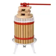 Fruit Wine Press 3.17 gallons/12L Wood Basket Manual Apple Cider Press Juice