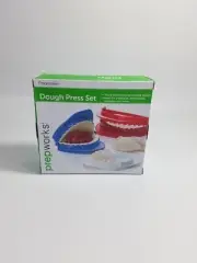 3pc Dough Press Set for Empanadas, Pierogies, Pies, Calzones w/ Crimped Edges