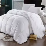 Goose Down Comforter 600 Thread Count Oversized Winter Weight Warm Duvet Insert