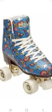IMPALA INDOOR/OUTDOOR ROLLERSKATES VEGAN HARMONY BLUE Women 7 New NIB