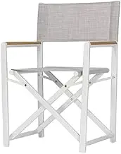 Heavy Duty Camping Folding Director Chair, Lightweight Aluminum Frame, Supports to 200Kg
