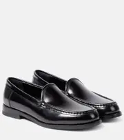 [Manolo Blahnik] Manolo Blahnik Dineguardo leather loafers AU 6.5 black