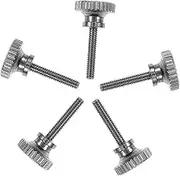 5pcs Set of Handheld Mirror Screws Knurled Twist Stainless Steel for Easy Tightening