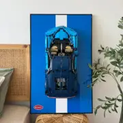 Wall Mount Display Frame for LEGO® Technic™ 42083 Bugatti Chiron (AU Stock)
