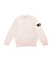 Stone Island Junior Compass Patch Crewneck Sweatshirt 8Y,6Y,4Y,3Y,14Y,2Y,12Y,10Y Pink