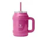 Reusable 50 oz Cold1 Water Tumbler – Ergonomic Handle – Double-Wall Insulatio...
