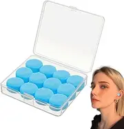 Earplugs Noise Cancelling - Reusable Ear Plugs | Noise Cancelling Ear Plugs for Concentration, Silicone Earplugs for Swimming and Sleeping