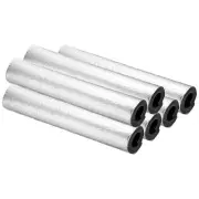 6Pcs 1.3Ft 1-1/2"(38mm) ID 3-1/16"(78mm) OD Pipe Insulation Foam Tube
