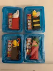 Vintage PEZ Mini Cereal Cartoon Mascots Trix Lucky Charms Coco Puffs Cheerios