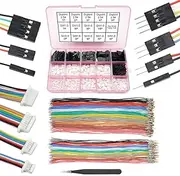SH1.0 to DP 2.54 Pre-Crimped Cables and Connectors Kit Compatible with JST SH 1.0mm for I2C Qwiic Stemma QT Wire FPV Drone Flight Controller SpeedyBee F405 Holybro Kakute H7 F7 T-Motor Velox F7