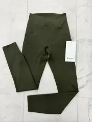 NWT $138 Lululemon InStill High Rise Tight 25" In Dark Olive Size: 2