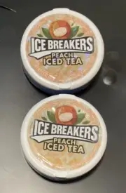 [Collectable] Ice Breaker Peach Ice Tea Set Of 2 Past Best By Date