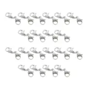 25 PCS Extender Chain Lobster Clasp Jewelry The Hooks for Ornaments