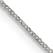 16 Inch Sterling Silver 1.1mm Rolo Chain